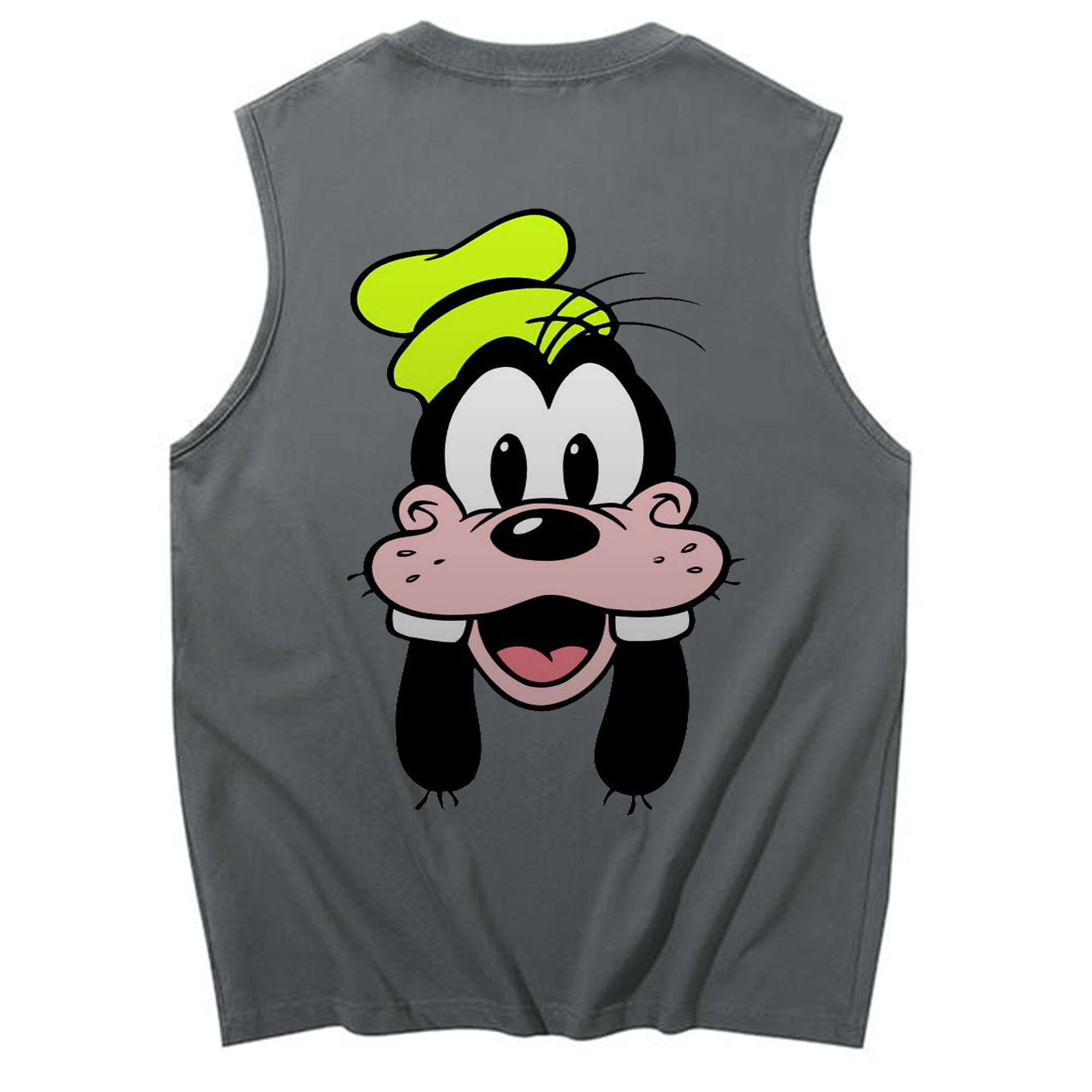 ミッキーマウス Mickey Mouse コットン100％タンクトップ（背面プリント）